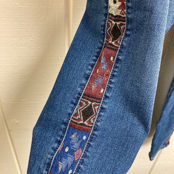Judy Blue Jeans Relaxed Fit Tapestry Stripe Women's 5/27 - Picture 4 of 8